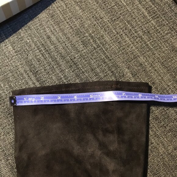 Charcoal suede stretch thigh-highs by Ron White, s39 - Picture 14 of 14